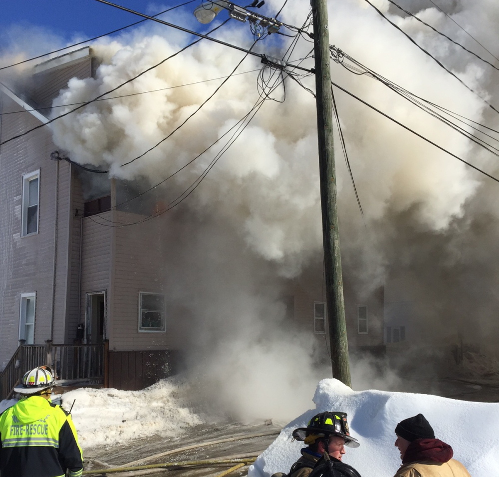 Waterville fire destroys South End apartment house Central Maine