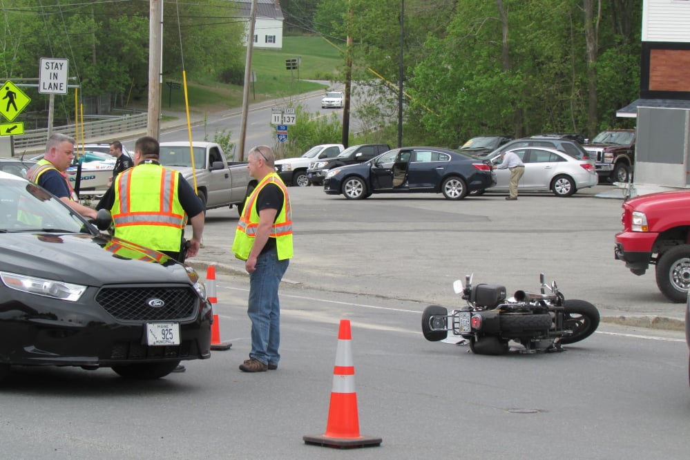 Motorcyclist Airlifted For Treatment After Oakland Crash - Central Maine